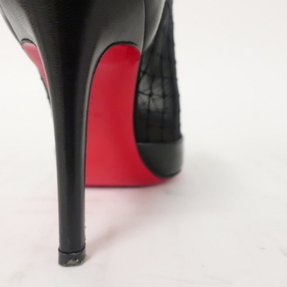 Christian Louboutin Fillette Patent/Mesh Pumps size 35 - Picture 3 of 8